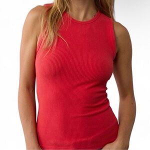 American Eagle Outfitters Vibrant Red Tank Top